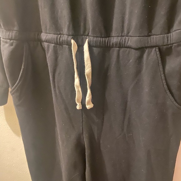 Electric & Rose Black Jumpsuit with White Accents - Picture 4 of 10